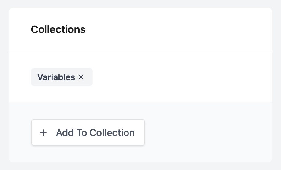 Add Collections