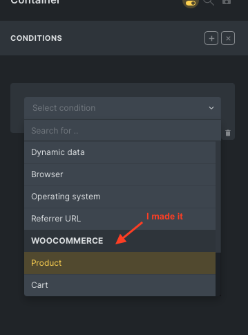 Condition Logic for WooCommerce