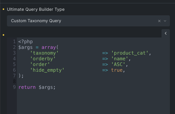 Taxonomy Query