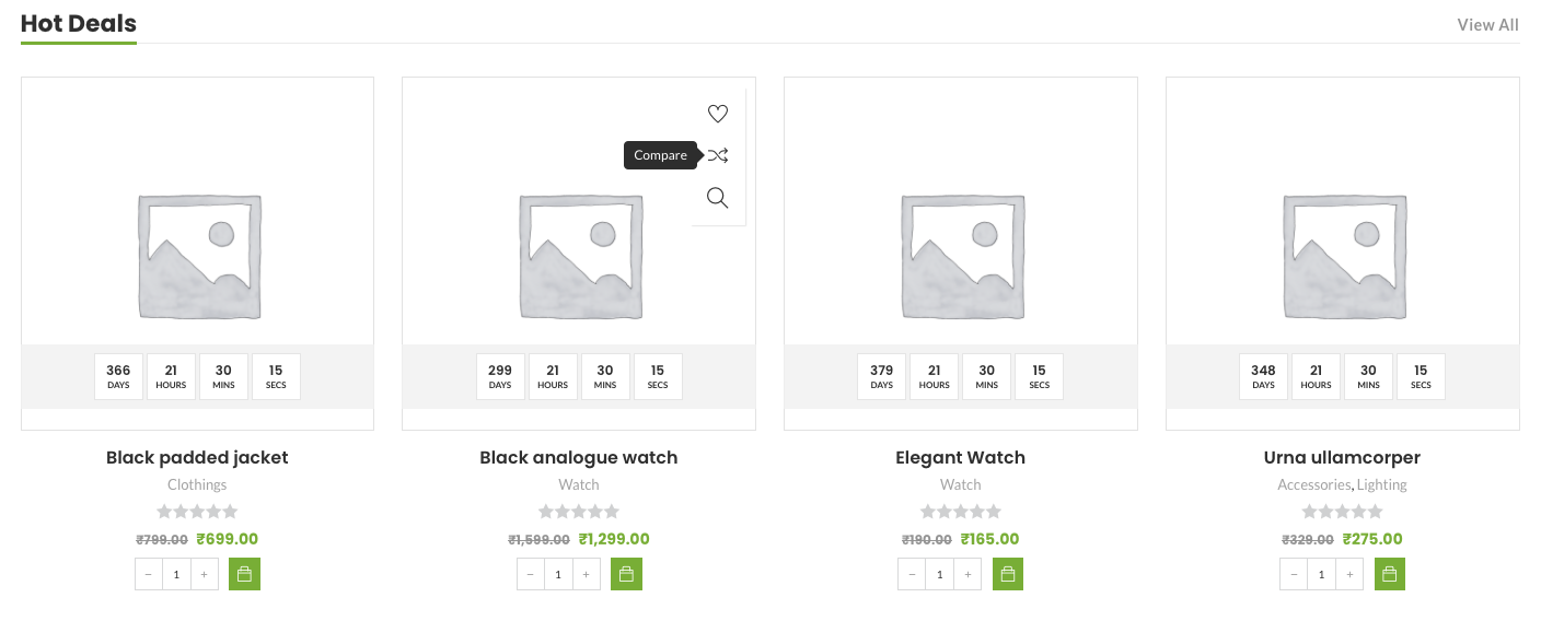 Add to compare button
